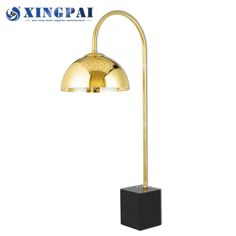 XINGPAI Factory Direct Sale Portable  Heating Lamp Luxury Gold Food Warmer Lamp for Buffet
