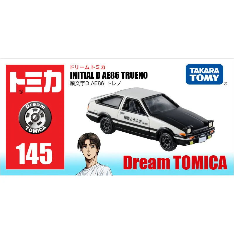 Takara Tomy Tomica Premium 486466 Initial D Toyota AE86 Trueno 1/64 Diecast Alloy Model Car Collectible Toy