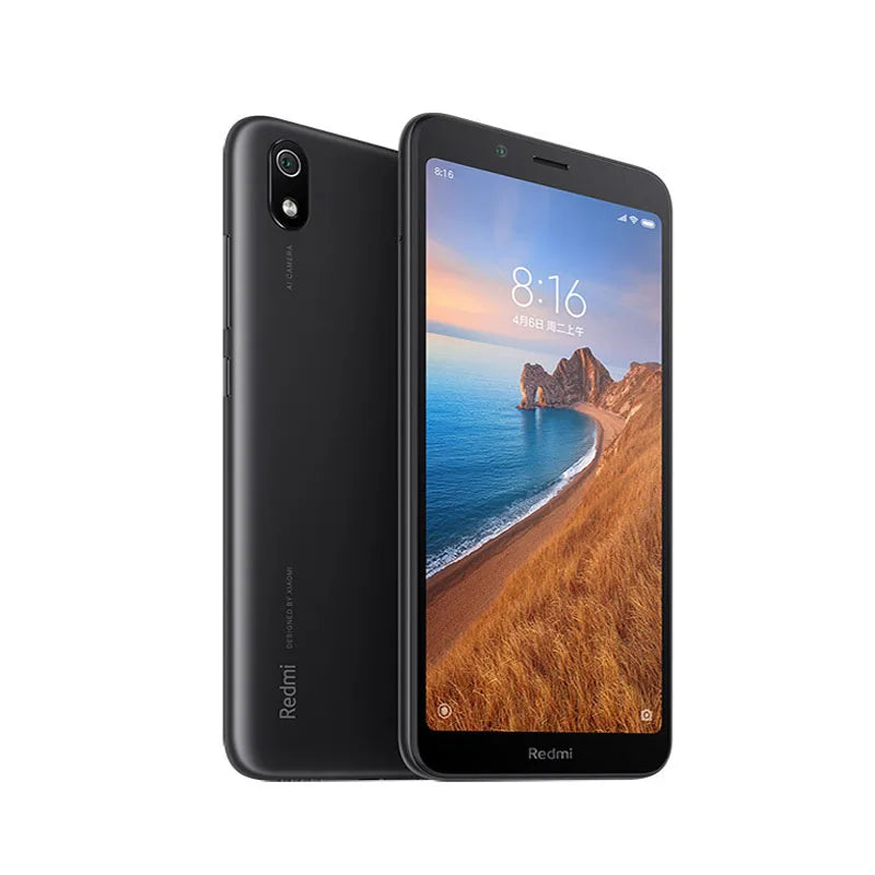 Xiaomi Redmi 7A smartphone Global firmware 4G 5.45 inche 1440×720 13MP Qualcomm Snapdragon 439 facial recognition used phone