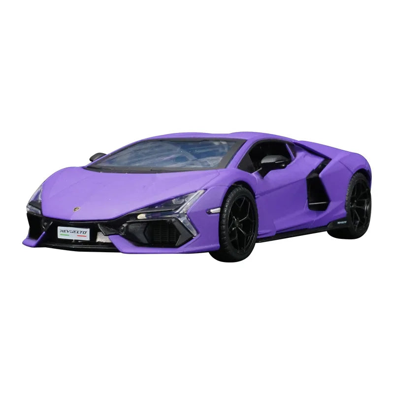 1:32 simulation Lamborghini alloy car model with doors and trunk that can be opened, sound and light feedback, supercar car