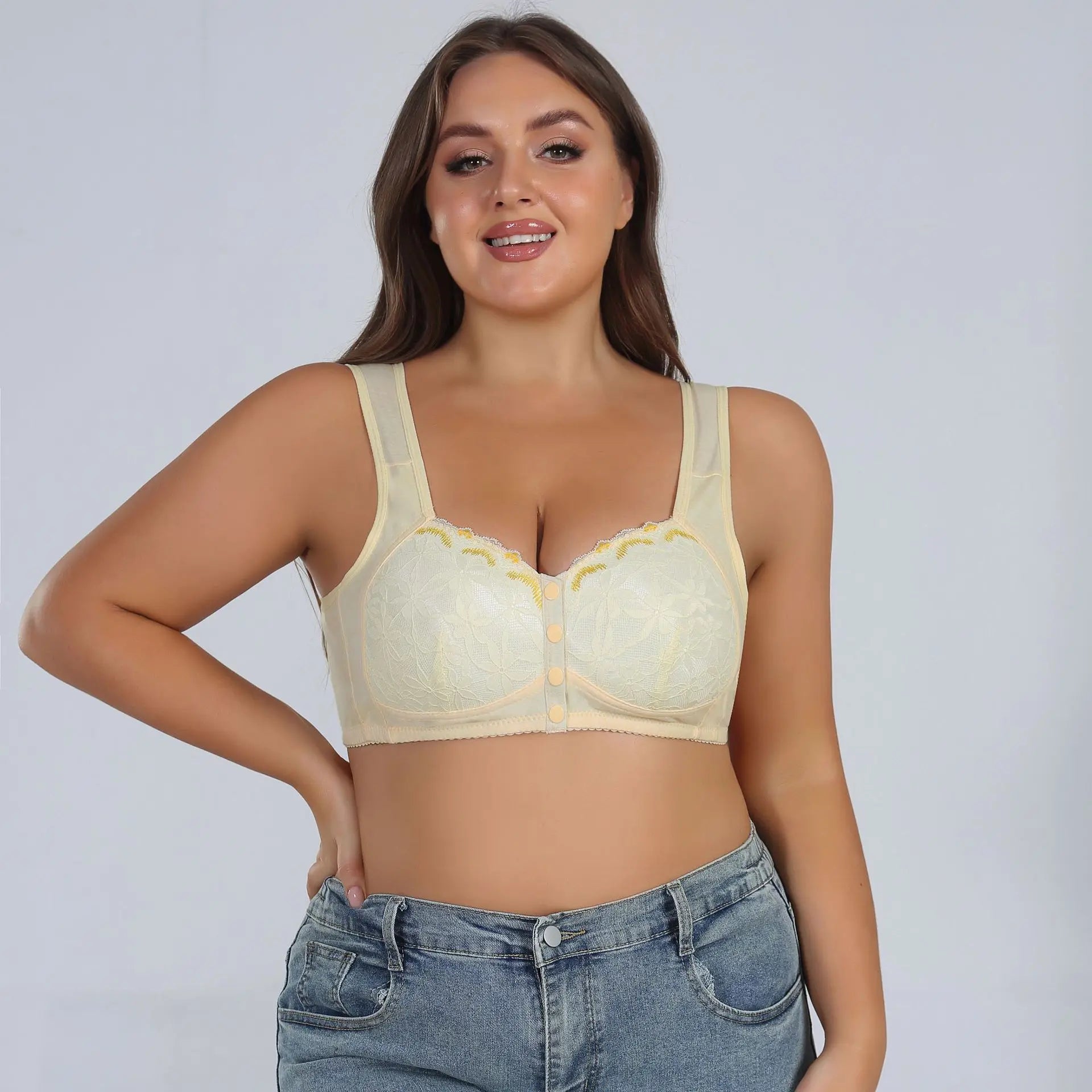 Bali Womens Breathe Underwire Bra, Cotton Modal Lightly Lined Bra, Full Coverage, Breathable, Convertible Straps Truekind Bras