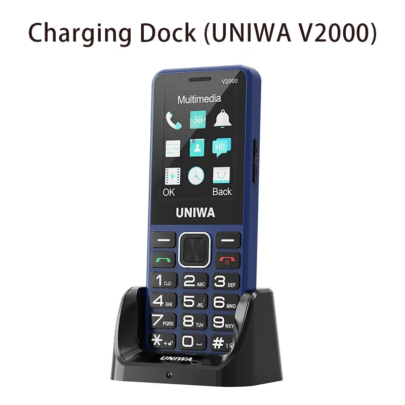 UNIWA W999 W888 tempered film Dock Explosion-proof Suitable for UNIWA V2000 F41 UNIWA F400 Dock, Battery, Microphone, Headphones