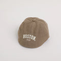 Fashion Letter Beret Drawstring Baby Duck Tongue Cap 2-6year Kids Sunshade Visors Autumn Winter Corduroy Children Forward Hat