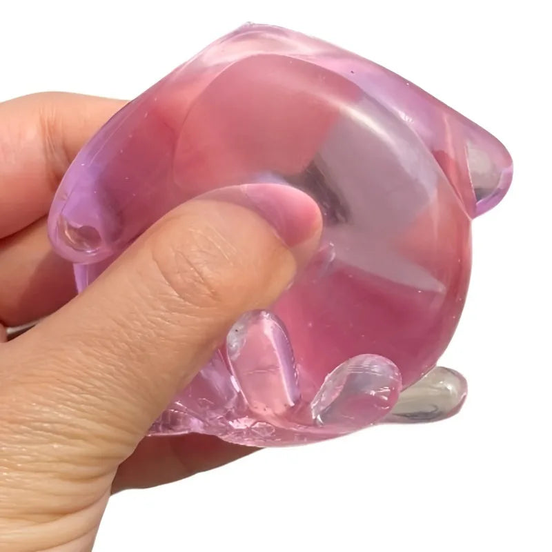 Squishy Octopus Maltose Fidget Toys Soft Kawaii Mini Calamari Fidget Squishes Fun Anti-stress Squid Sensory Toy for Adults Gifts