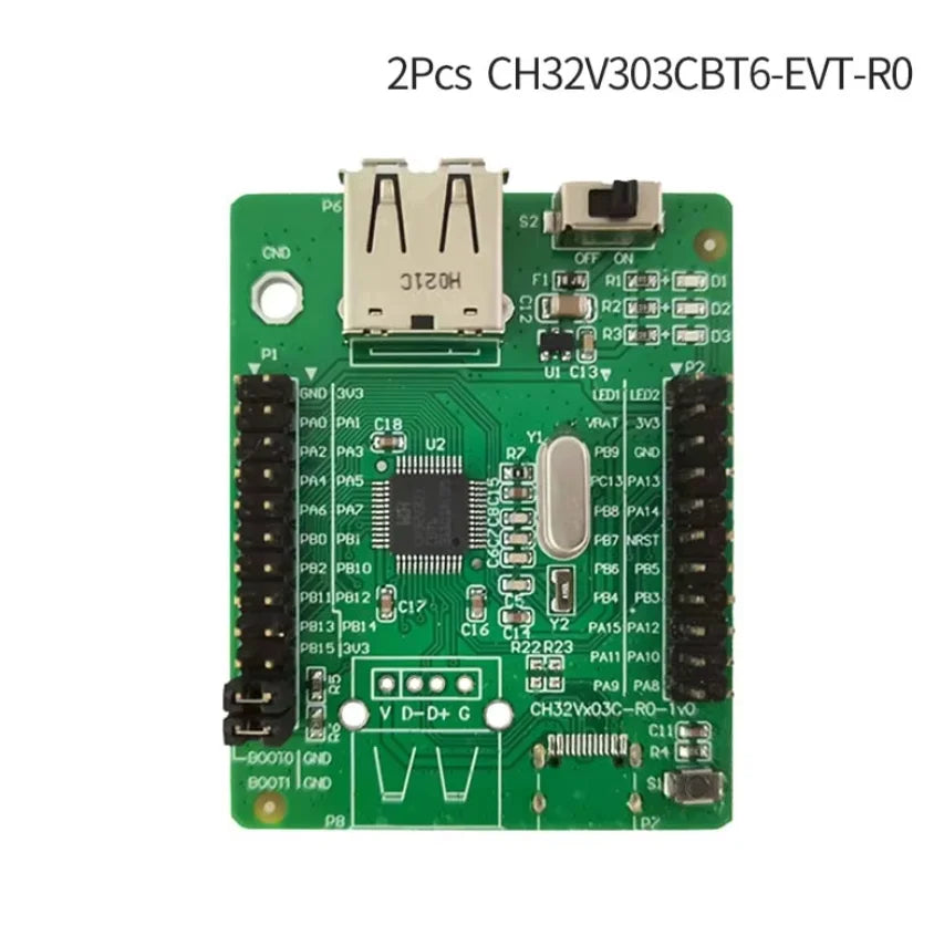 2Pcs/Lot CH32V303 Evaluation Board high-capacity RISC-V