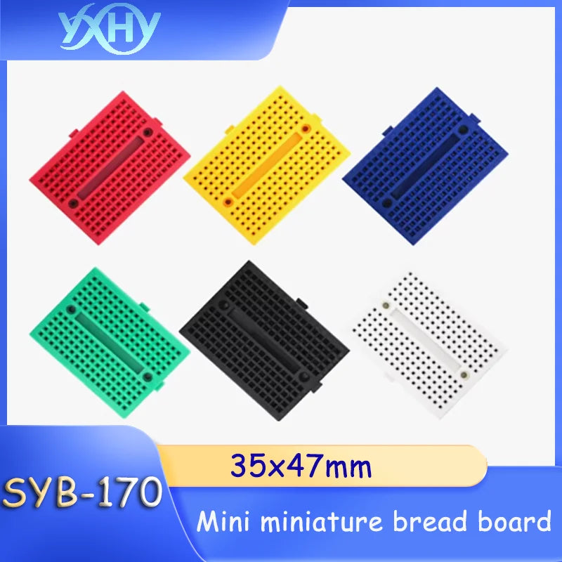 SYB-170 Mini Micro Board, Breadboard, Breadboard, Experiment Board, Circuit Board, Hole Board, 35x47mm