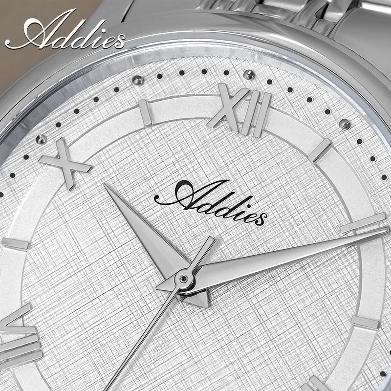 Addies New Luxury Women's Watches 31mm Sapphire Crystal 50m Waterproof 316L Stainless Steel Business Quartz Wristwatch For Woman