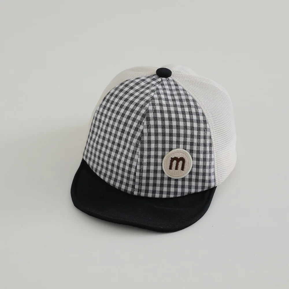Baby Hat Sun Protection 48-52cm 1-3 Years Boys Toddler Girls Hats Summer Soft Brim Baseball Cap Mesh Breathable Thin Kids Cap