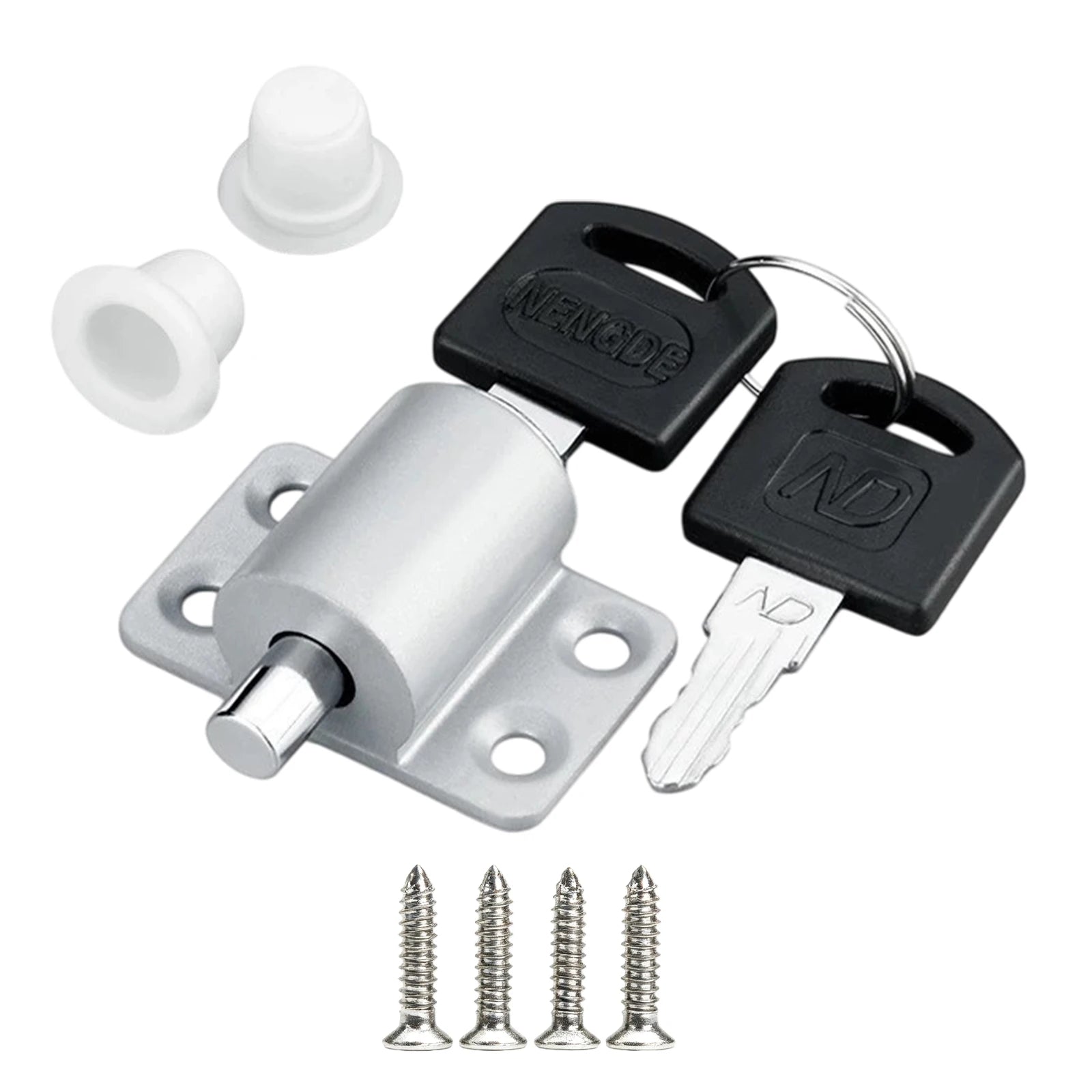 Aluminum Alloy Sliding Door Window Locks Child Safety Protection Lock Anti-Theft Door Lock for Horizontal Sliding Window Doors