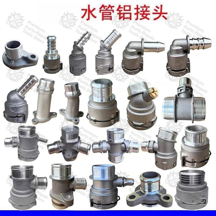 Aluminum Hose Connector Auxiliary Tank Fitting Fit for 3 5 Series 525 N20 F18 F30 E60 E65 B48 Upper Lower Cylinder Head