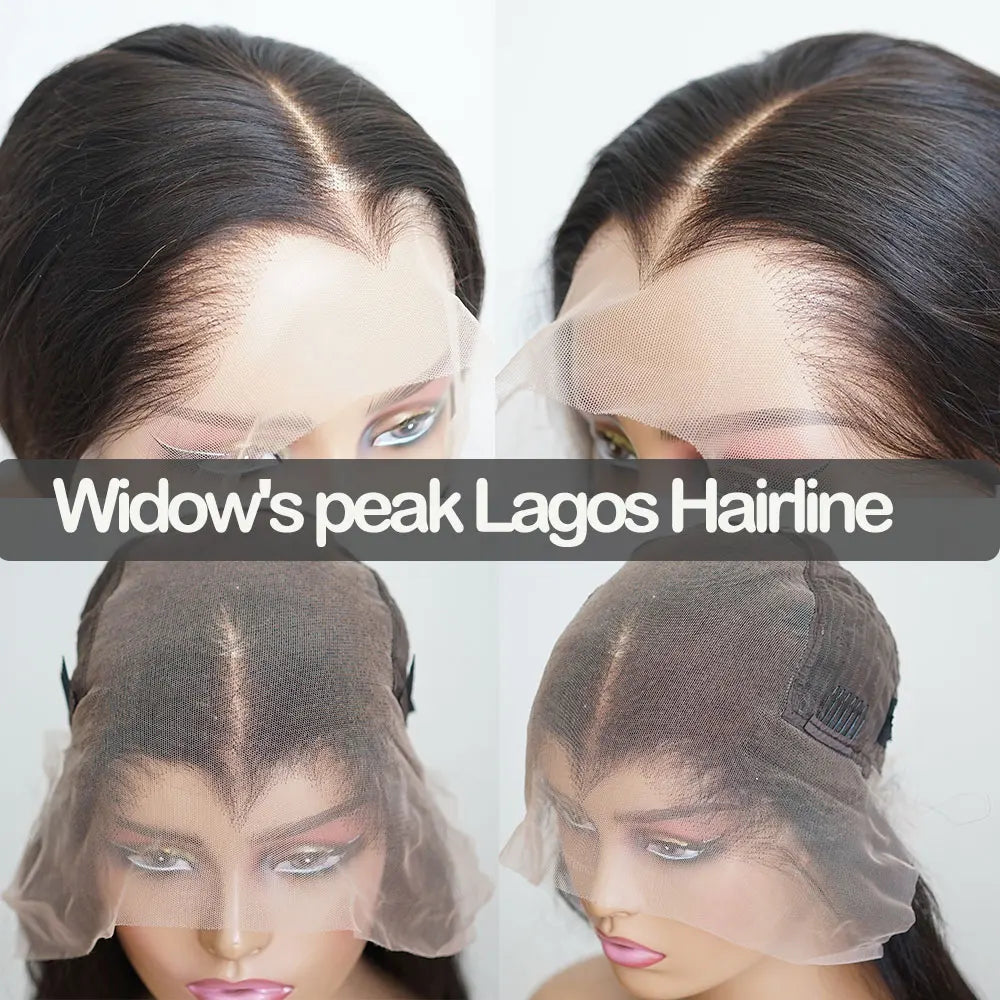 Lagos Hairline Burmese Curly Human Hair Wig 13x4 Lace Frontal Glueless Wig Human Hair Spiral Curls Deep Wave Wigs For Woman