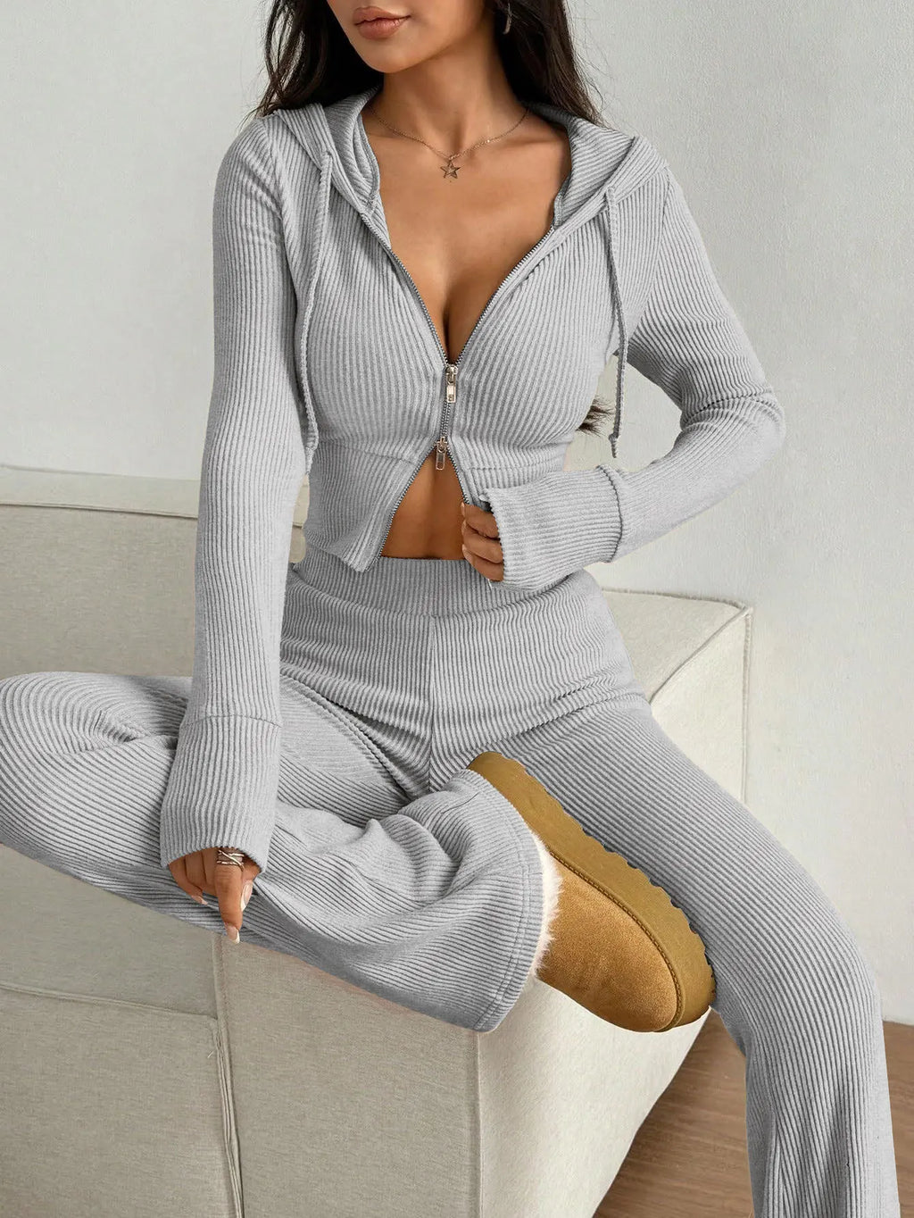 Women's Suit Warm Pajamas for Winter Ensembles Pyjama Femme Ensemble Long Sleeve Pajamas Sets Home Wear Sleepwear for Sleeping