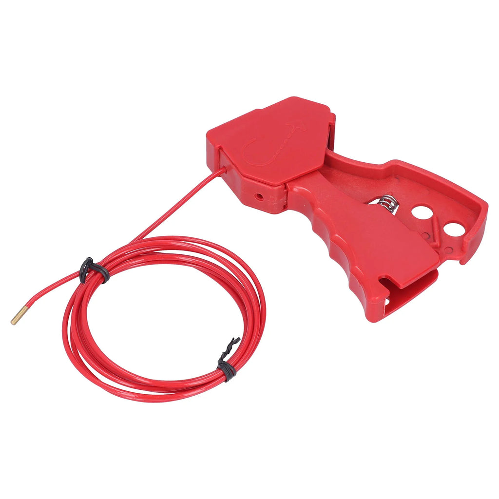 High Temp Corrosion Resistant Nylon Adjustable Safety Cable Lockout With Steel Wire For Industrial Energy Isolation Locking