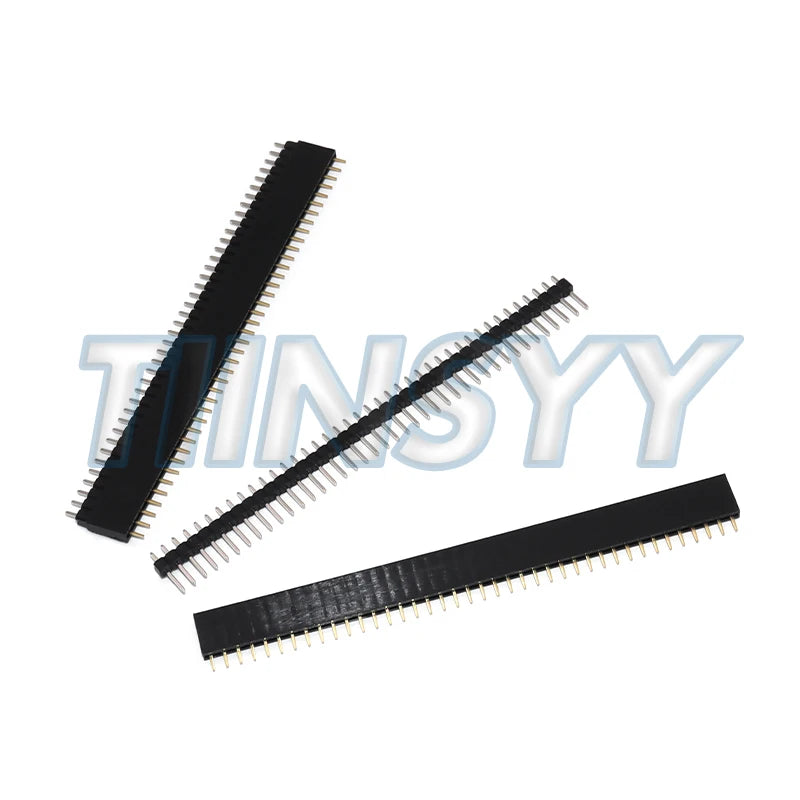 20 Pcs 10 Pairs 40 Pin 1x40 Single Row Male And Female 2.54 Breakable Pin Header PCB JST Connector Strip For Arduino DIY Kit