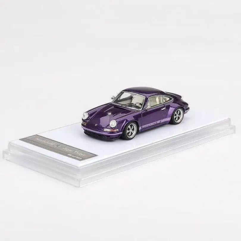 Zincit Model Diecast 1/64 Scale Porsche 964 Singer DLS Coupe Sports Car Model Alloy Porsche 911 Singer Car Model Display Piece