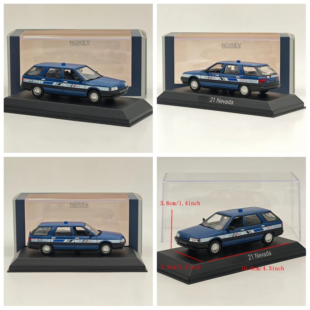 Norev 1/43 21 R21 Nevada Pompiers Firefighters - VTULE/Police Nationale/Station Wagon Douanes/SAMU 10/Gendarmerie Diecast Car