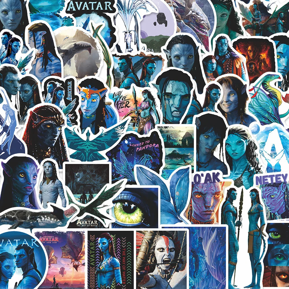 10/30/65pcs Hot Disney Movie Avatar 3：Fire and Ash Stickers Cartoon Graffiti Decals DIY Luggage Notebook Phone Sticker Toy Gift