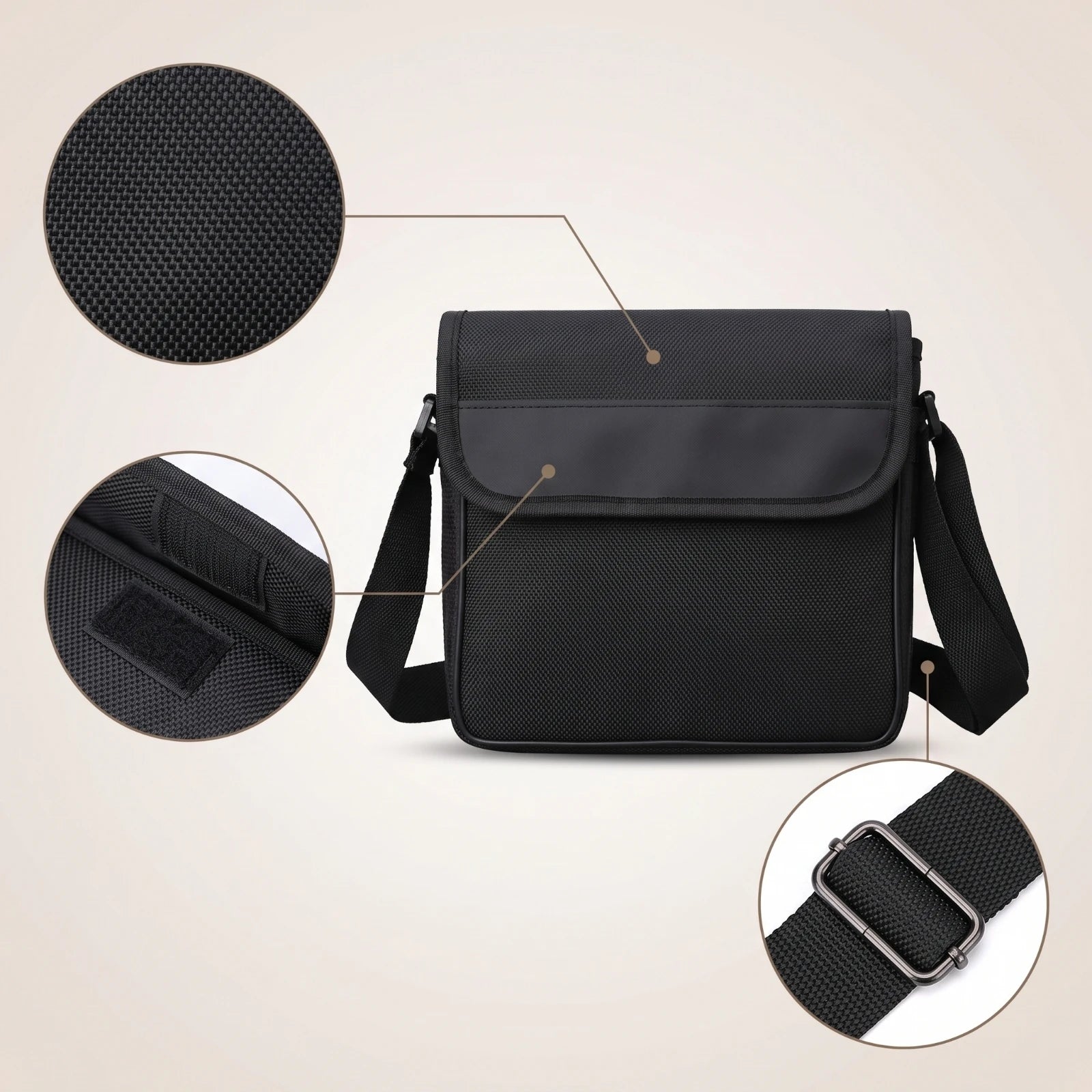 Binocular Case with Shoulder Strap Padded Binocular Case with Strap Accessory Safeguarding Lightweight for Birdwatchers