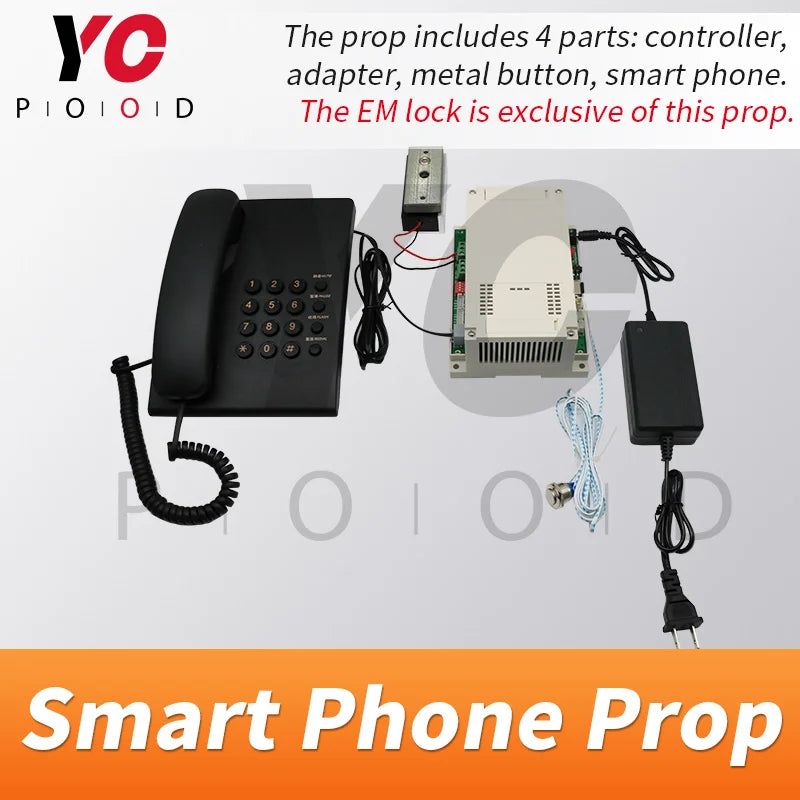 Escape Room Phone Prop Dial correct number to hear clues or release lock Telephone Prop escape room phone gadgets