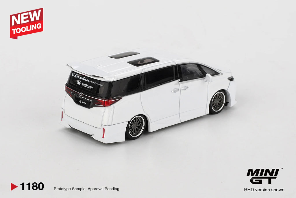 MINIGT 1/64 Toyota Alphard Vellfire 40 KUHL MGT01179-CH Cars Alloy Diecast Metal Model Kids Toys Boys