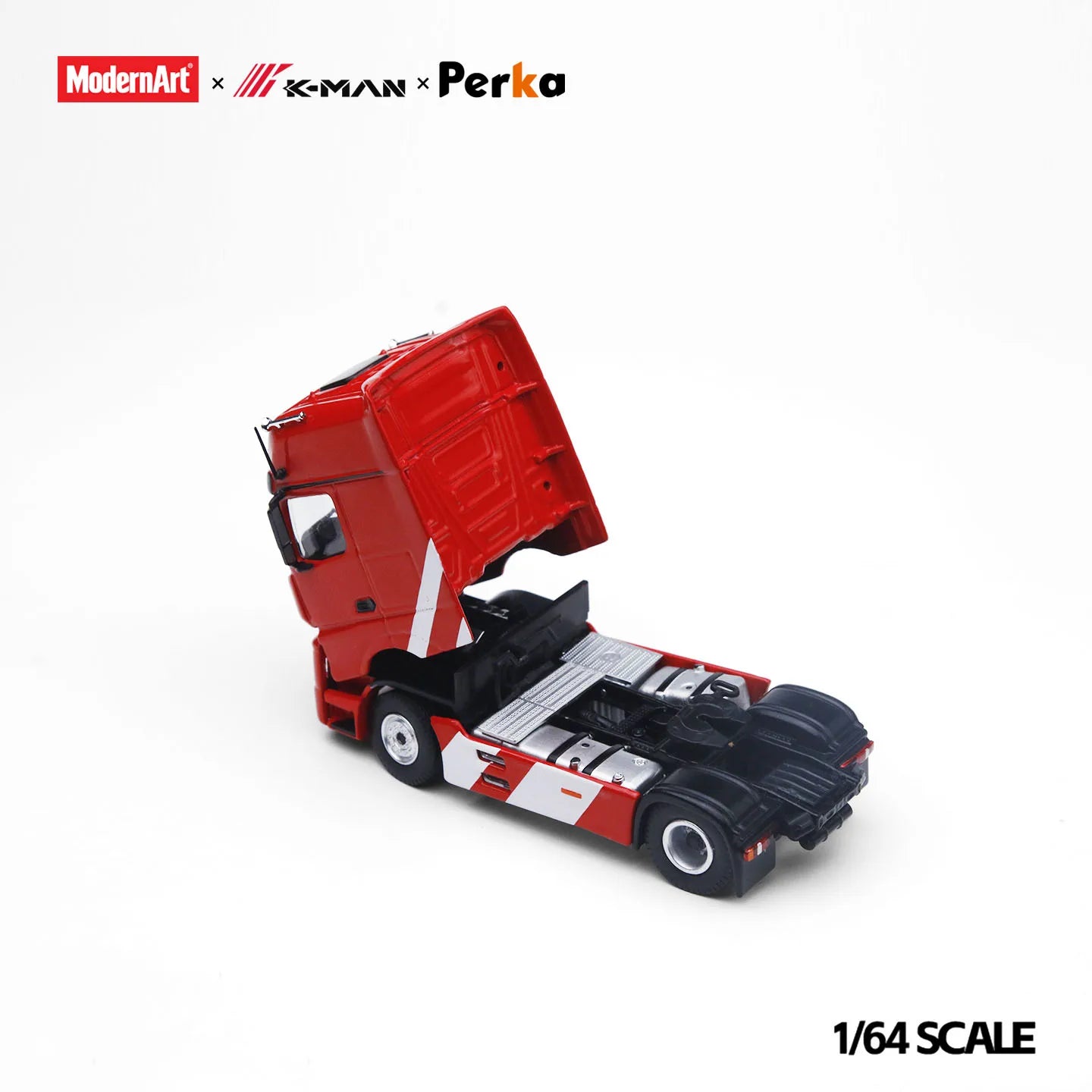 *Pre-sale*ModernArt 1:64 Actros Racing Service Truck Diecast Alloy Car Model Realistic Mini Truck Collection Gift