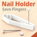 Portable Nail Fixer Tool Plastic Woodworking Nail Fixer for Safe Hammering Woodworking Home Repair Protect Fingers One Hand Use