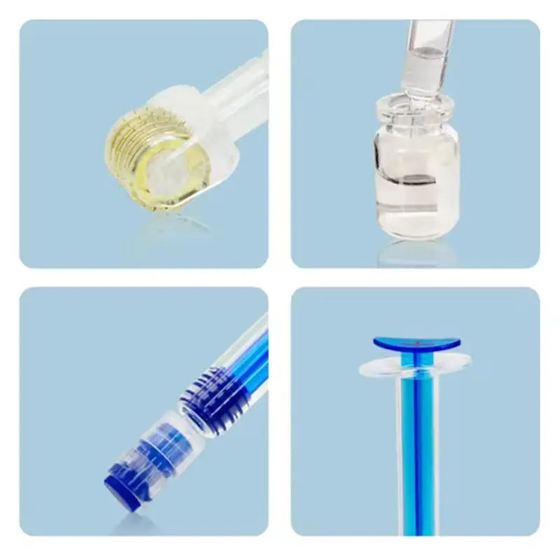 [New] Microneedle Roller Stamp Microneedle 0.25mm For Applying Serum Beard Growth Scalp Hair Facial Beauty Skincare Tool