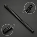 Hex Shank to Square Socket Adapter High Hardness Drill Adapter with Hex Shank Extension Rod Corrosion Resistant Tool Direct Fit
