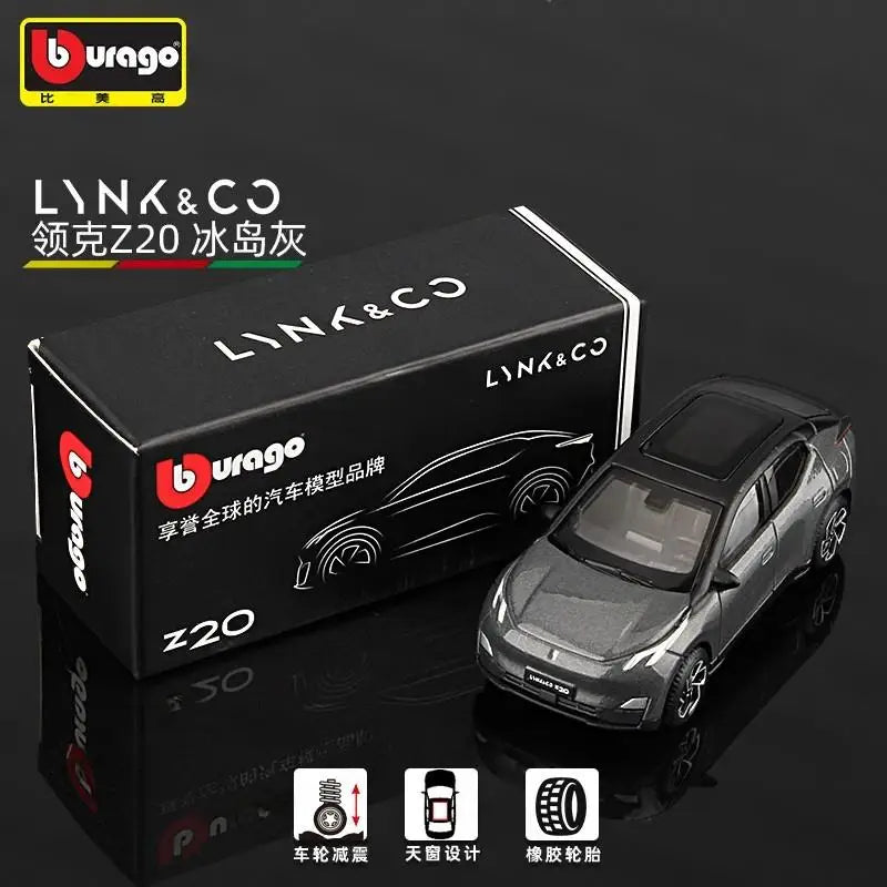 Bburago Diecast 1:64 ZEEKR Alloy Car Model Voyah Collectibles Car Model Holiday Gifts Toys Classic Souvenir Gift