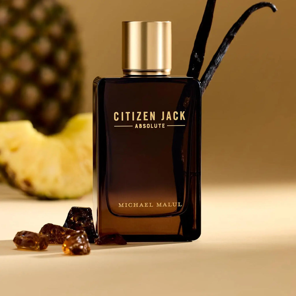 Michael Malul Citizen Jack Absolute Eau de Parfum Spray for Men – Modern Woody Aromatic & Spicy Amber Scent, Long-Lasting Intense Fragrance, Perfect Gift, 3.4 fl oz / 100 ml