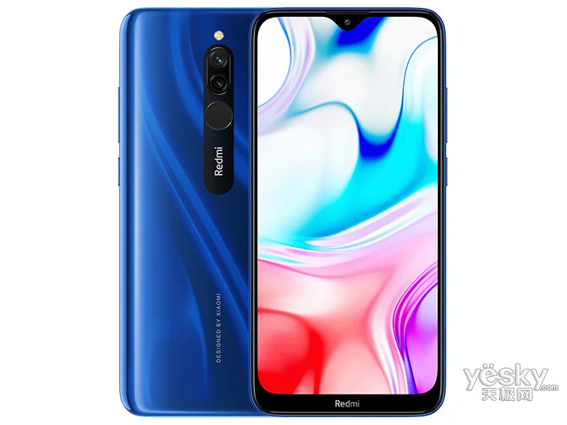 Xiaomi Redmi 8 Smartphone Dual SIM 64GB Large Memory 6.22-inch Screen Snapdragon 439 Octa-Core 4G LTE Used Global Firmware