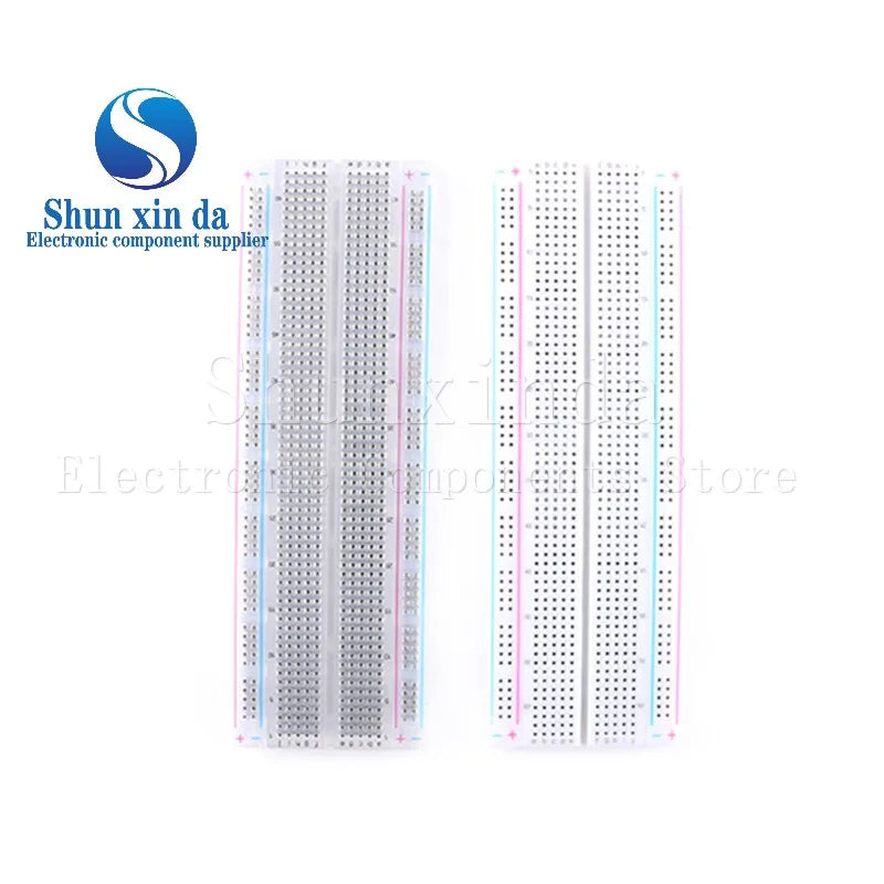 MB102 MB-102 165*55*10mm Breadboard 400 830 Point Solderless PCB Bread Board Test Develop DIY 200+630 holes Combination Splice
