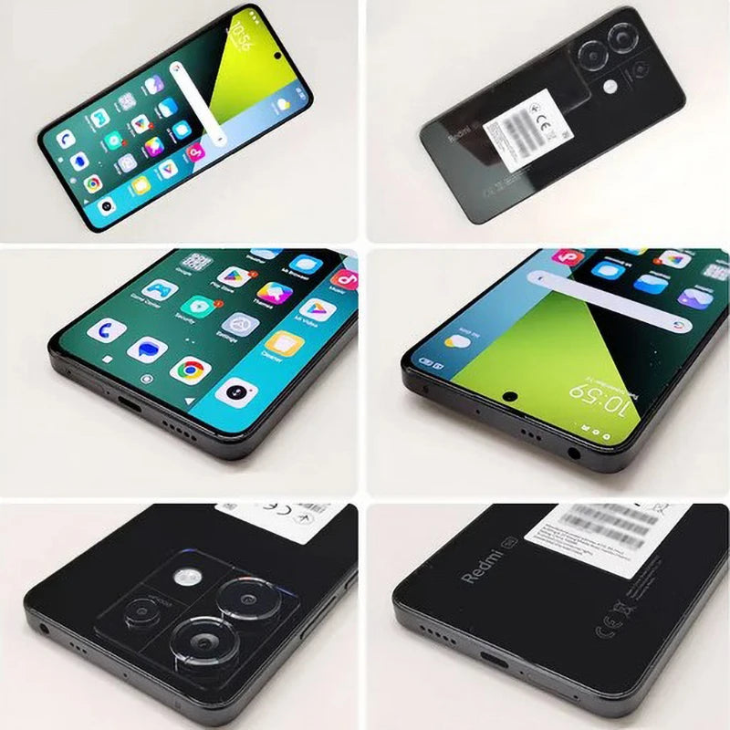 Global Firmware Xiaomi Redmi Note 13 Pro 5G Smartphone 128GB/256GB ROM Snapdragon 7s Gen 2 67W Turbo Used Phones no charger