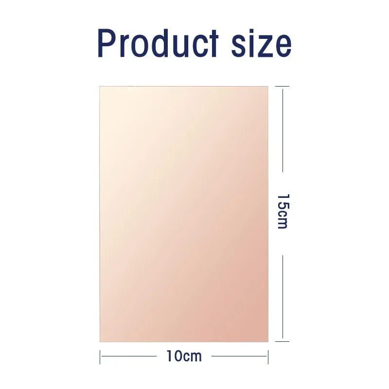 1/5/10Pcs FR4 10x15cm PCB Single Side Copper Clad Plate Laminate Circuit Fiber Material Universal Board for Etching DIY Pcbs Kit