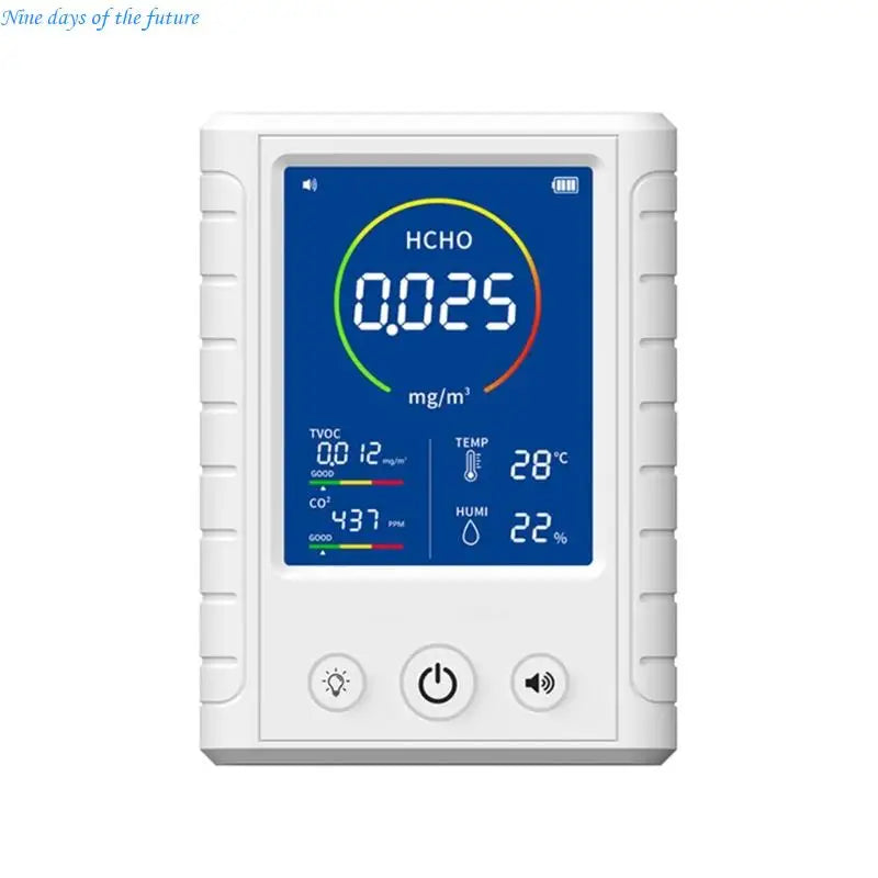 Accurate Air Quality Monitors CO2 Detectors Monitoring Big Display for Home E65A