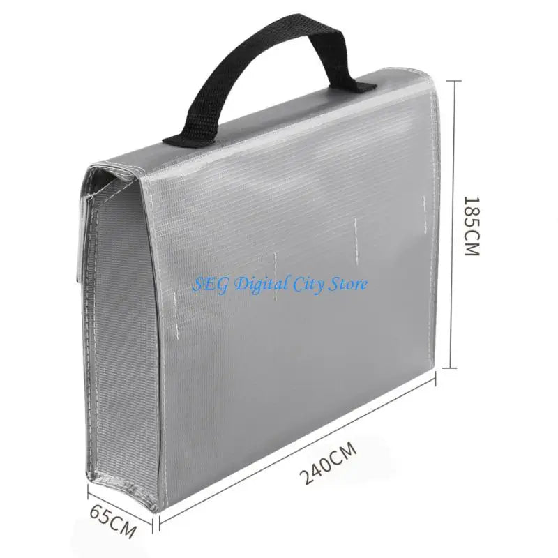 U75B High Capacity Water Resistant Batteries Storage Case Flame Retardant Batteries Charging Bag for Electronics Defense Use
