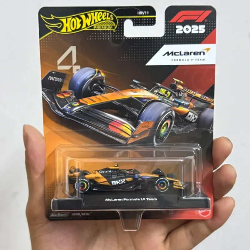 Hot Wheels Original Mattel Premium 1 64 Scale Formula 1 Model Car HRV11 2025 Oracle Red Bull Racing F1 Miniatures Collectible