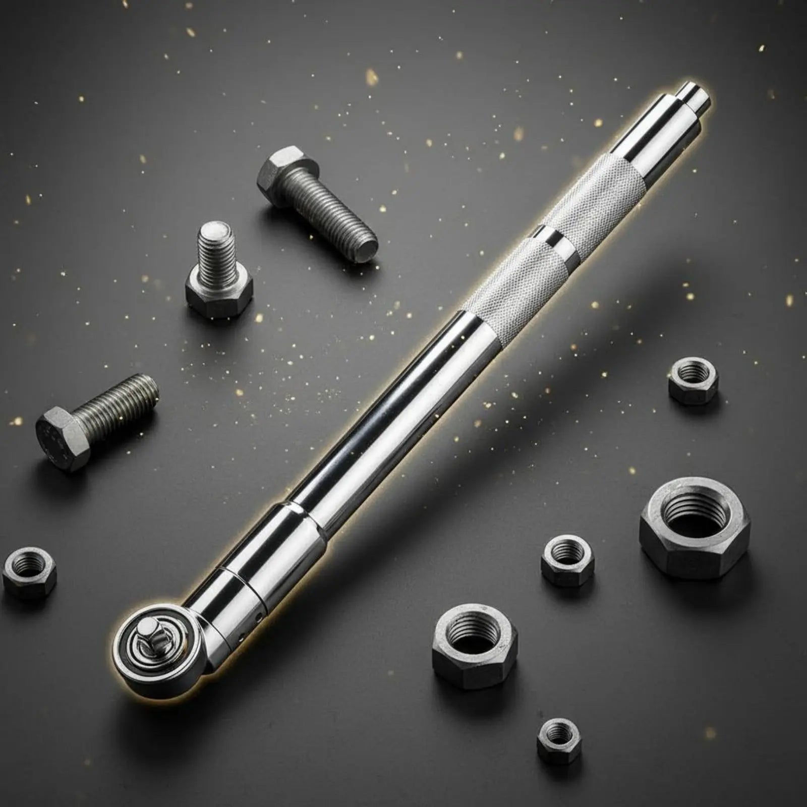 1/2 Inch Drive Reversible Ratchet High Hardness Steel Extended Ratchet Wrench Automotive Tool Non-Slip Grip for DIY Hobbyists