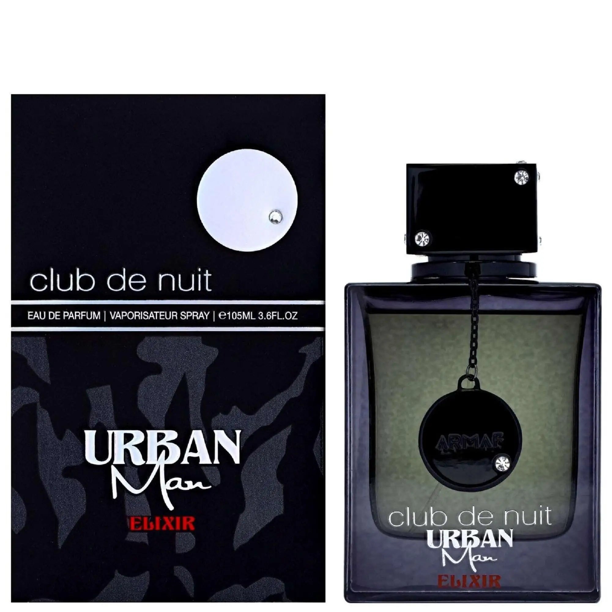 Original Arabic Perfume Armaf Club De Nuit Urban Man Elixir for Men Eau de Parfum Spray 3.6 Ounce All-Day Wear long lasting fragrance Cologne Persistence Arabian women's perfume Pheromone Portable