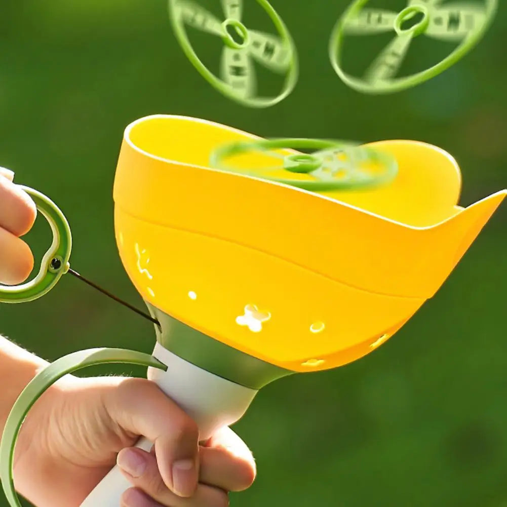 Childrens Toy HandThrow Catch Frisbees Frog Catapult Outdoor Game Set Toy for Garden Party Birthday and Holiday Gifts