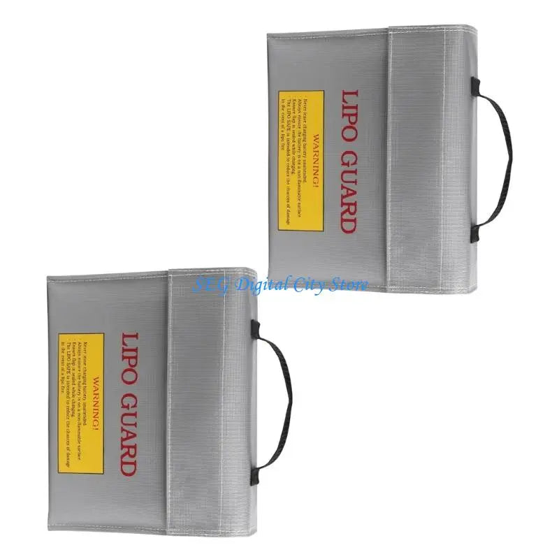 U75B High Capacity Water Resistant Batteries Storage Case Flame Retardant Batteries Charging Bag for Electronics Defense Use