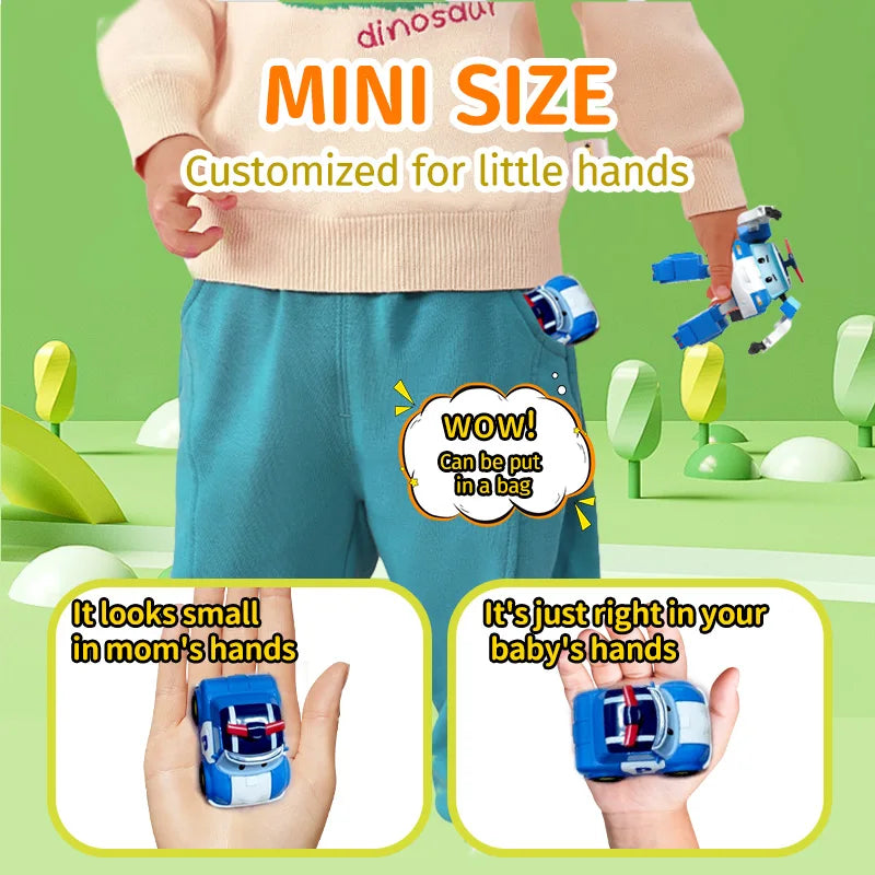MINI TRANSFORMING ROBOT(POLI/ROY/AMBER/HELLY)