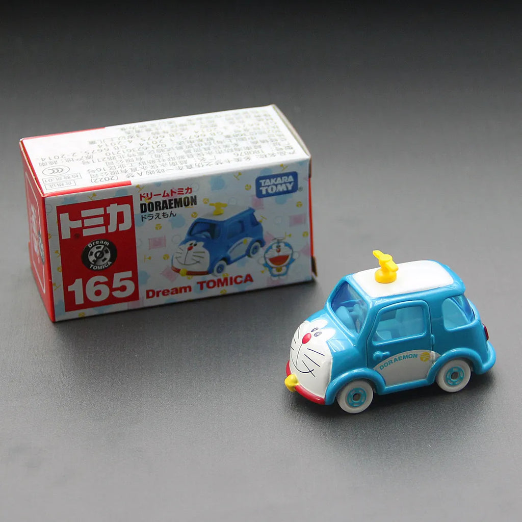 In Stock Original TAKARA TOMY Dream Tomica No.165 Doraemon Diecast Alloy Model Car with Working Suspension Collectible Toys Gift