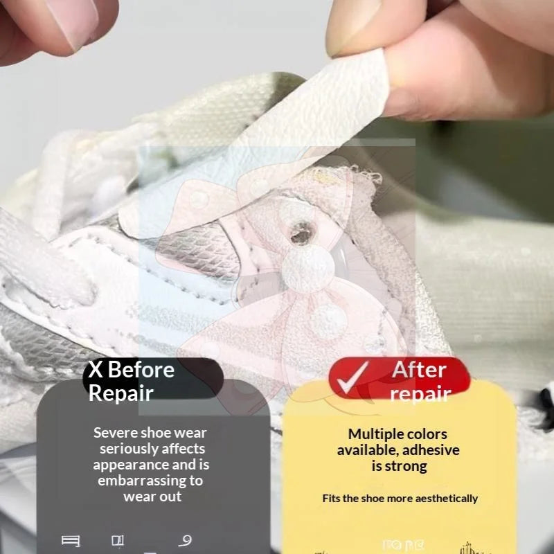 6Pcs Shoe Repair Patches For Heel And Inner Lining Wear Self-Adhesive Repair Stickers For Sneakers Shoes