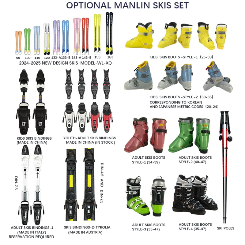 Ski Snowboard Set Bindings Helmets Steel Wholesale Price Winter Sports Gear Cap Construction Skiing Board Boots