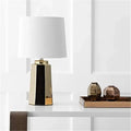 17-inch Gold-Plated LED Table Lamp for Bedroom, Living Room, and Home Office with Included Bulb