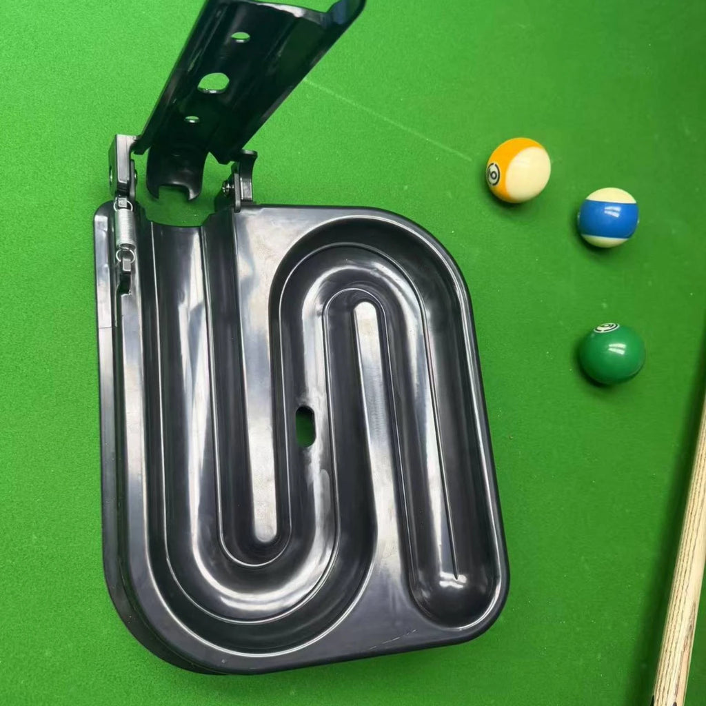 Billiard Rack with Guide Arm Molded Ball Setup Template Billiard Ball Rack Consistent Glossy for Beginners, Solo Practice