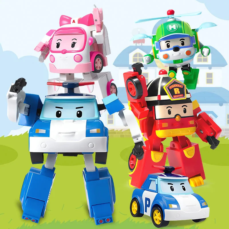 MINI TRANSFORMING ROBOT(POLI/ROY/AMBER/HELLY)