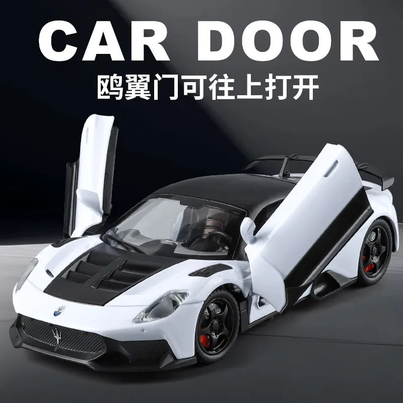 1:24 Martha gt2 Die-cast alloy toy car model Has various functions Collection Decoration miniature cars children's toys gift