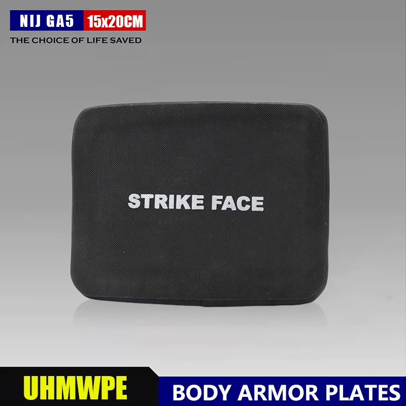 JOAXOR 15x20CM UHMWPE Board Tactical Insertion Self-Defense Backpack Deck Defense Shield Grade Board